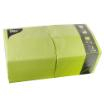 250 Servietten, 3-lagig 1/8-Falz 33 cm x 33 cm limonengrün