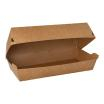 25 Baguetteboxen, Pappe pure 7,5 cm x 10,7 cm x 22 cm braun 100% Fair groß