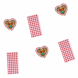 Flaggenkette, Papier 4 m Hüttengaudi