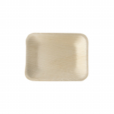 25 Tabletts, Palmblatt pure eckig 16 cm x 12 cm x 2,5 cm