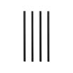 500 Cocktail Trinkhalme, Papier Ø 7 mm · 15 cm schwarz
