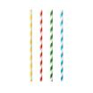 100 Shake-Halme, Papier Ø 8 mm · 21 cm farbig sortiert Stripes
