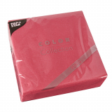 30 Servietten, 2-lagig PUNTO 1/4-Falz 38 cm x 38 cm fuchsia mikrogeprägt