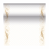 Tischläufer, stoffähnlich, PV-Tissue Mix ROYAL Collection 24 m x 40 cm gold Megan