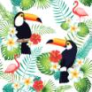 20 Servietten, 3-lagig 1/4-Falz 40 cm x 40 cm Toucan