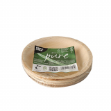 6 Schalen, Palmblatt pure rund 200 ml Ø 13 cm · 3 cm