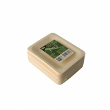 50 Fingerfood - Teller, Holz pure eckig 12 cm x 9,5 cm