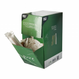 1000 Rührstäbchen, Holz pure 11 cm x 5 mm einzeln gehüllt