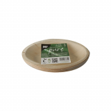 6 Teller, Palmblatt pure oval 18 cm x 11,5 cm x 3 cm