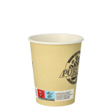 50 Trinkbecher, Pappe 0,2 l Ø 8 cm · 9,2 cm creme Pure Joy