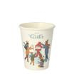 50 Trinkbecher, Pappe 0,2 l Ø 8 cm · 9,2 cm Hello Winter