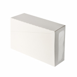 100 Bestecktaschen, Airlaid 40 cm x 33 cm weiss mit Besteckfalz