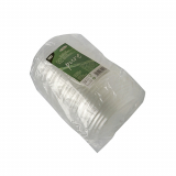 50 Deckel für Salatschalen, PLA rund Ø 15 cm · 2 cm klar