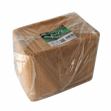 250 Teller, Pappe pure eckig 16,5 cm x 23 cm braun
