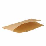 1000 Hot Dog-Tüten pure 18 cm x 11 cm braun fettdicht