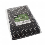 250 Cocktail Trinkhalme, Papier Ø 7 mm · 15 cm schwarz/weiss Stripes
