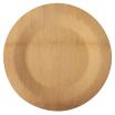 10 Teller, Bambus pure rund Ø 28 cm · 1,5 cm