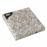 20 Servietten, 3-lagig 1/4-Falz 33 cm x 33 cm Triangle