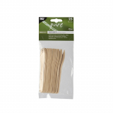 25 Snack-Gabeln, Holz pure 12,1 cm