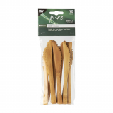 10 Messer, Bambus pure 16 cm