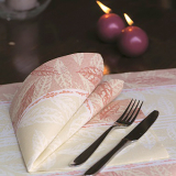 50 Servietten ROYAL Collection 1/4-Falz 40 cm x 40 cm rot Autumn