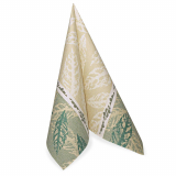 50 Servietten ROYAL Collection 1/4-Falz 40 cm x 40 cm grün Autumn