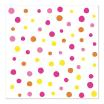 30 Servietten, 3-lagig 1/4-Falz 33 cm x 33 cm pink Colourful Dots