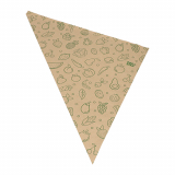 1000 Spitztüten, Kraftpapier 52,5 cm x 37 cm x 37 cm braun Fruits & Vegs Füllinhalt 1500 g