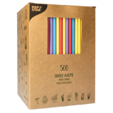 500 Shake-Halme Papier Ø 8 mm · 25 cm farbig sortiert