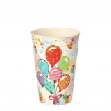 10 Trinkbecher, Pappe 0,2 l Ø 7 cm · 9,7 cm Fete
