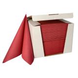 100 Servietten ROYAL Collection 1/4-Falz 40 cm x 40 cm bordeaux