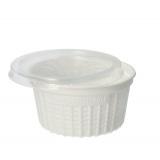 25 Suppenbecher, PP To Go 350 ml Ø 11,5 cm · 6 cm weiss