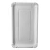 250 Teller, Pappe pure eckig 18 cm x 33 cm weiss