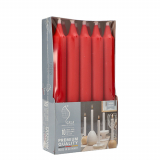 10 Tafelkerzen Ø 2,1 cm · 19,3 cm tangorot