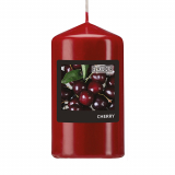 Flavour by GALA Duft-Stumpenkerze Ø 58 mm · 110 mm bordeaux - Cherry