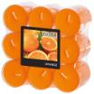 18 Flavour by GALA Duftlichte Ø 38 mm · 24 mm orange - Orange in Polycarbonathülle