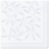 50 Servietten ROYAL Collection 1/4-Falz 40 cm x 40 cm weiss New Mediterran