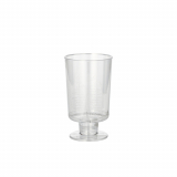 35 x  10 Stiel-Gläser für Weisswein, PS 0,1 l Ø 5,1 cm · 8,5 cm glasklar einteilig