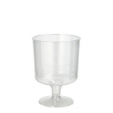 6 x  10 Stiel-Gläser für Rotwein, PS 0,2 l Ø 7,2 cm · 10 cm glasklar einteilig
