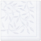 20 Servietten ROYAL Collection 1/4-Falz 40 cm x 40 cm weiss New Mediterran