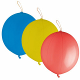 15 x  3 Punch Ballons Ø 40 cm farbig sortiert