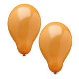 12 x  10 Luftballons Ø 25 cm orange