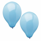 12 x  10 Luftballons Ø 25 cm hellblau