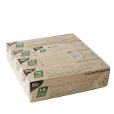 6 x  60 Kompostbeutel, Bio-Folie 15 l 44 cm x 55 cm grün mit Tragegriff