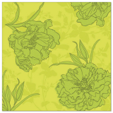 50 Servietten ROYAL Collection 1/4-Falz 40 cm x 40 cm grün Thalia