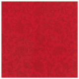 5 x  50 Servietten ROYAL Collection 1/4-Falz 48 cm x 48 cm rot Ornaments