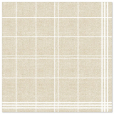 50 Servietten ROYAL Collection 1/4-Falz 40 cm x 40 cm sand Kitchen Craft