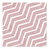 12 x  30 Servietten, 3-lagig 1/4-Falz 33 cm x 33 cm rot Wavy