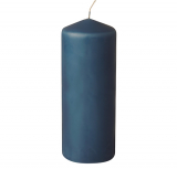8 x  Stumpenkerze Ø 69 mm · 180 mm dunkelblau
