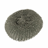 3 x  10 Topfreiniger, Draht rund Ø 14 cm · 4,5 cm silber , kratzend